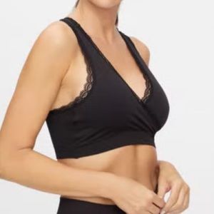 Asos mamalicious black maternity nursing bra black small